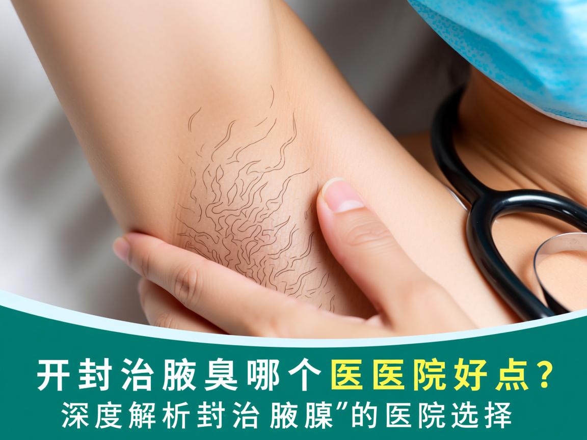 开封治腋臭哪个医院好点？深度解析开封治腋臭的医院选择