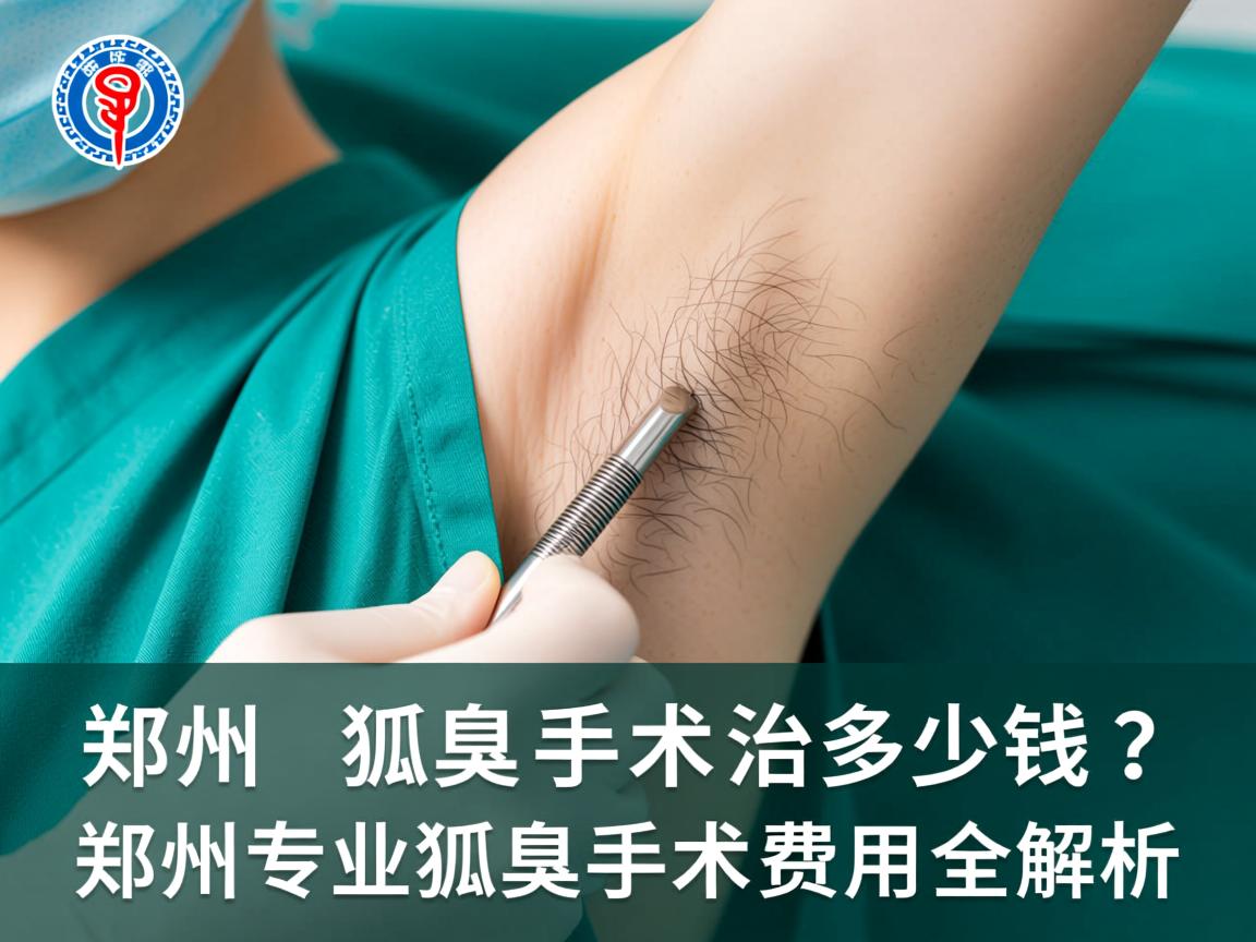 郑州狐臭手术治多少钱？郑州专业狐臭手术费用全解析