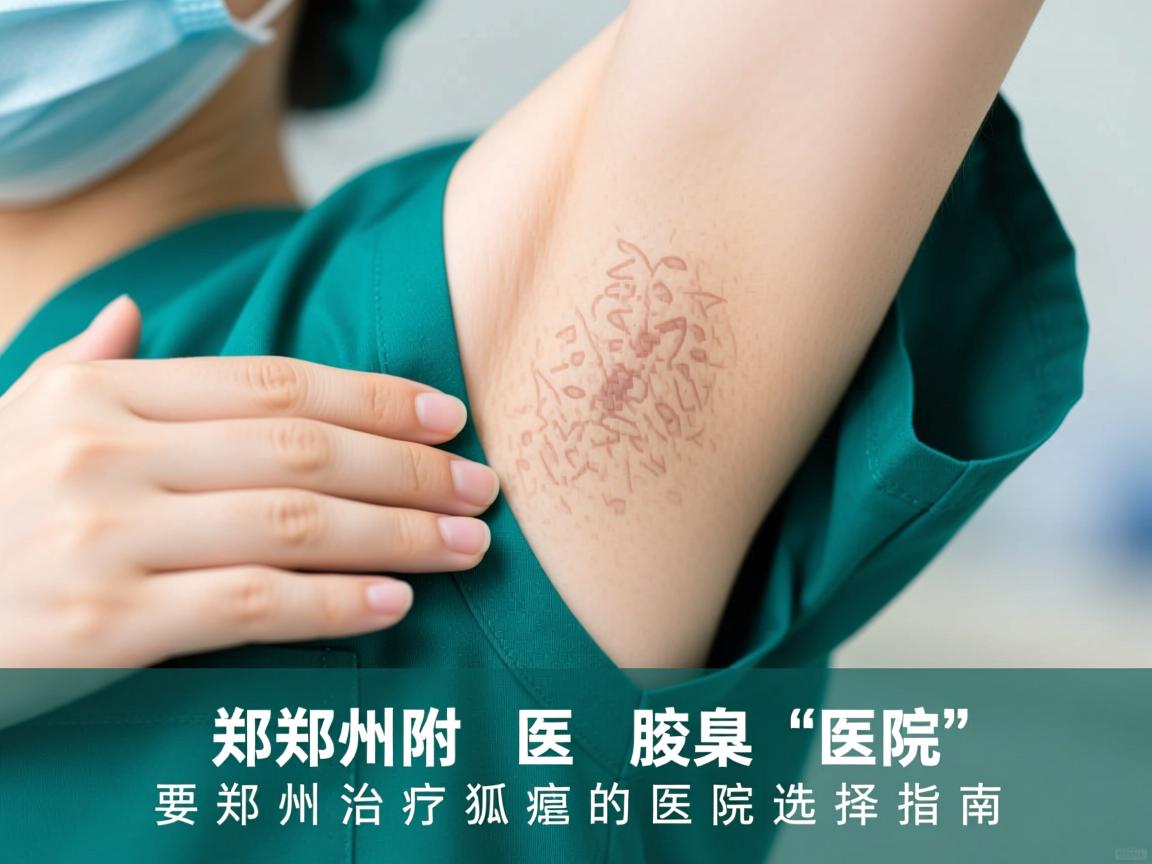郑州附医腋臭医院解析，郑州治疗狐臭的医院选择指南