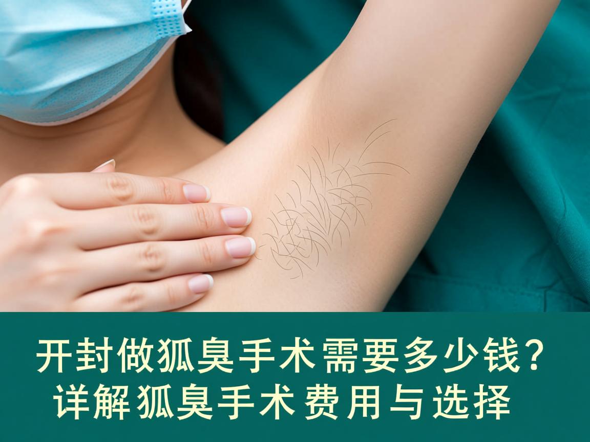 开封做狐臭手术需要多少钱?详解狐臭手术费用与选择 开封做狐臭手术需要多少钱?详解狐臭手术费用与选择
