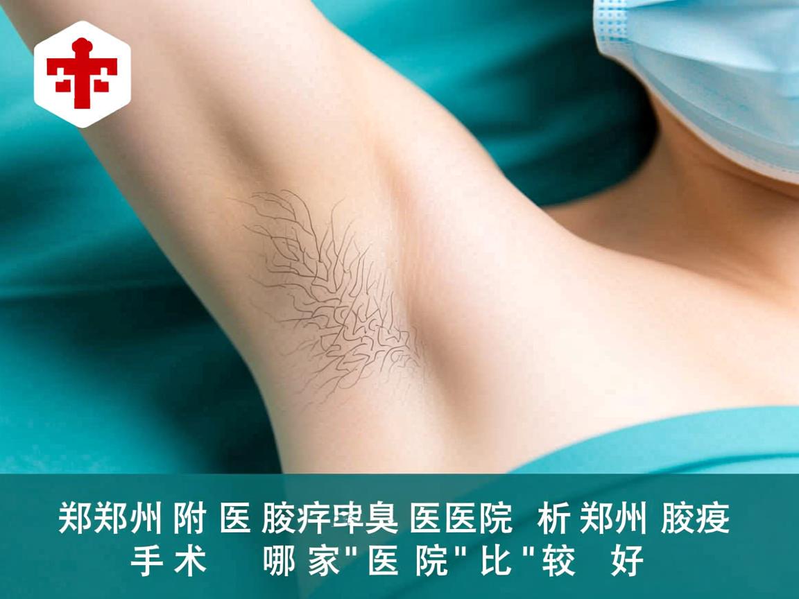 郑州附医腋臭医院解析，郑州腋臭手术哪家医院比较好