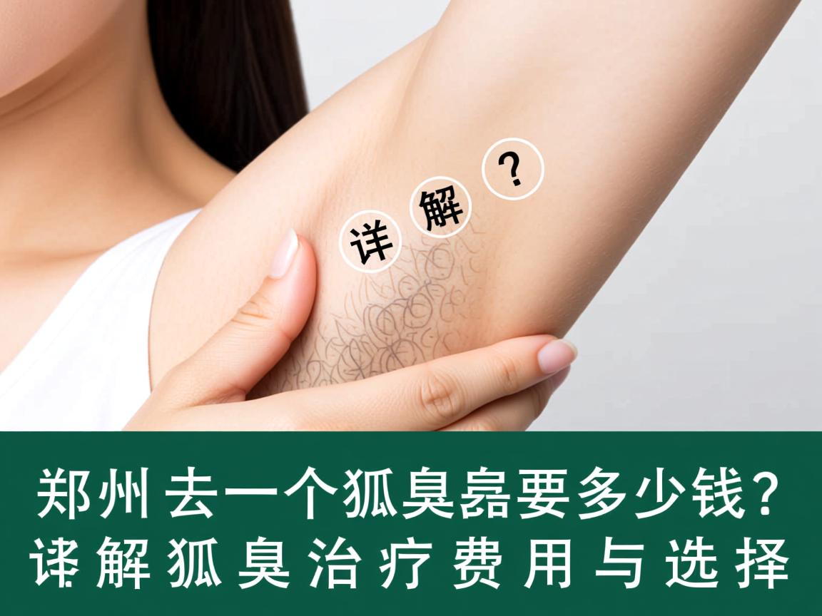 郑州去一个狐臭要多少钱？详解狐臭治疗费用与选择