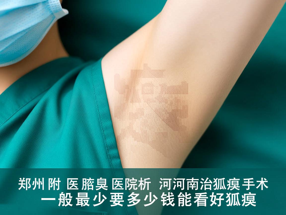 郑州附医腋臭医院解析，河南治狐臭手术一般最少要多少钱能看好狐臭