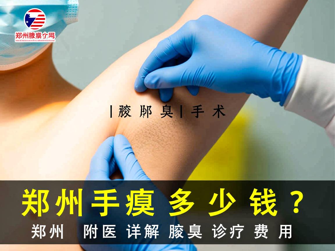 郑州腋臭手术多少钱？郑州附医详解腋臭诊疗费用