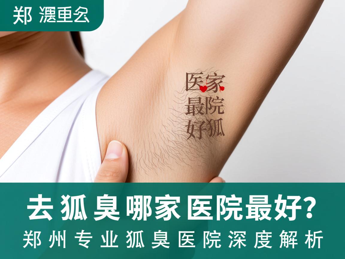 郑州去狐臭哪家医院最好？郑州专业狐臭医院深度解析