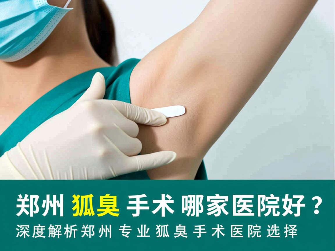 郑州狐臭手术哪家医院好？深度解析郑州专业狐臭手术医院选择