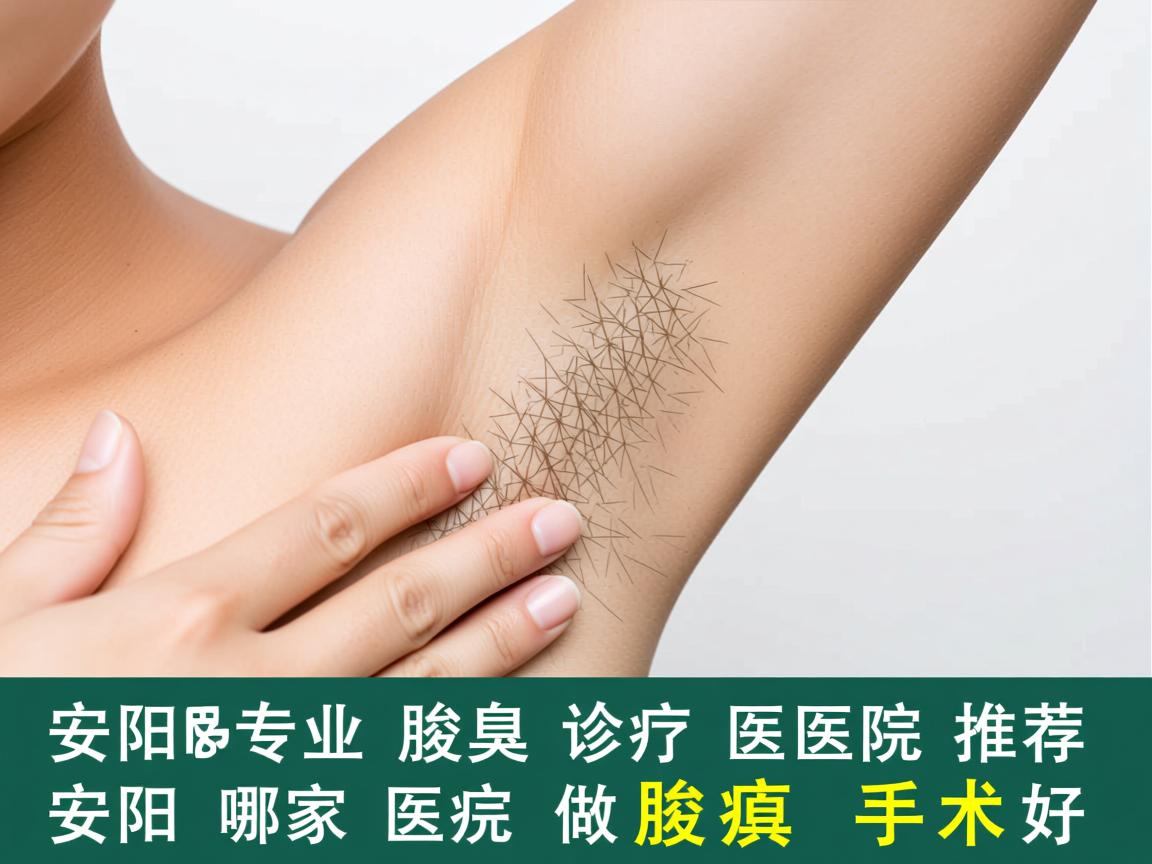 安阳专业腋臭诊疗医院推荐，安阳哪家医院做腋臭手术好