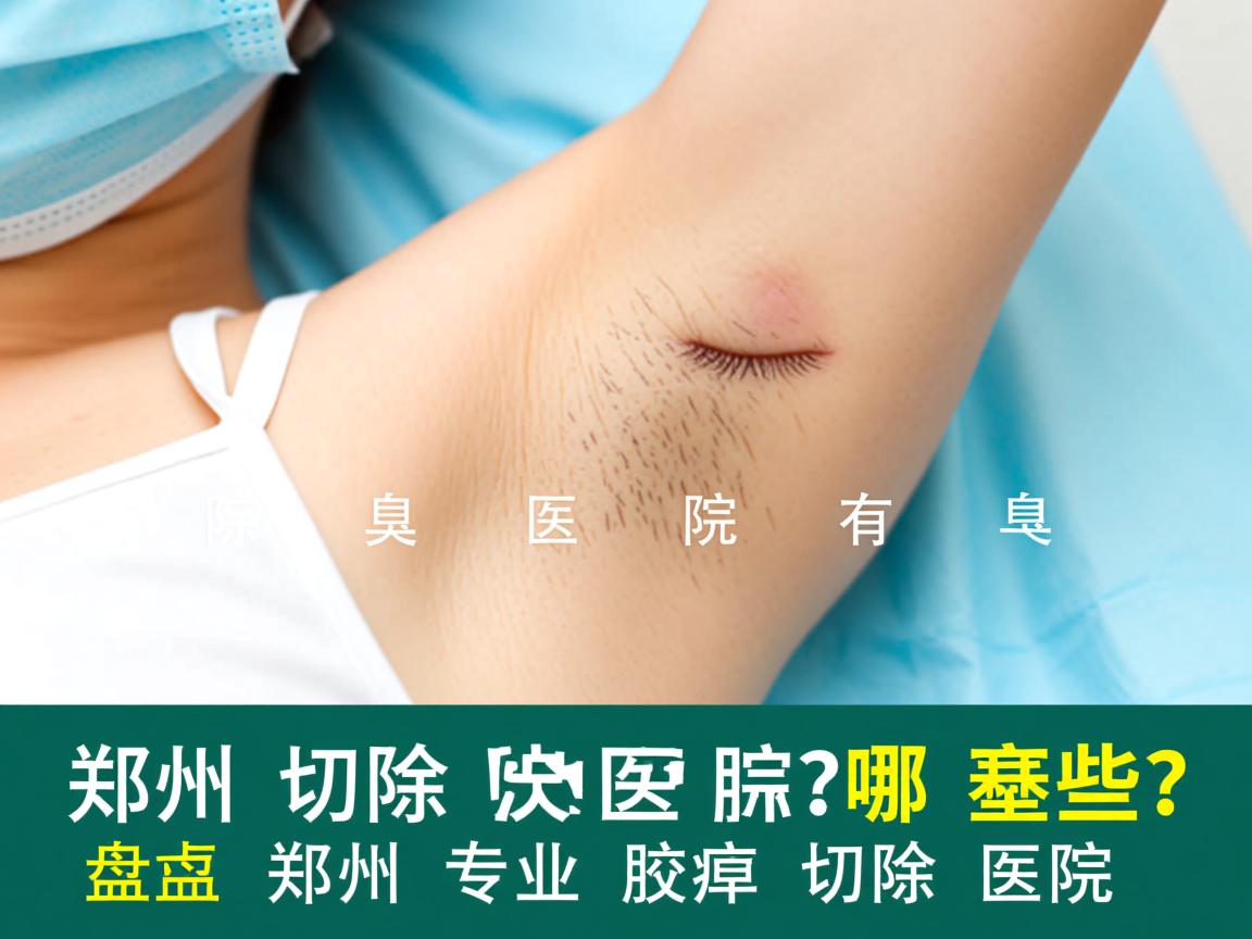 郑州切除腋臭医院有哪些？盘点郑州专业腋臭切除医院