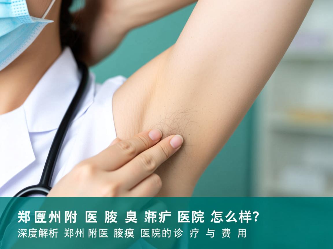 郑州附医腋臭医院怎么样？深度解析郑州附医腋臭医院的诊疗与费用
