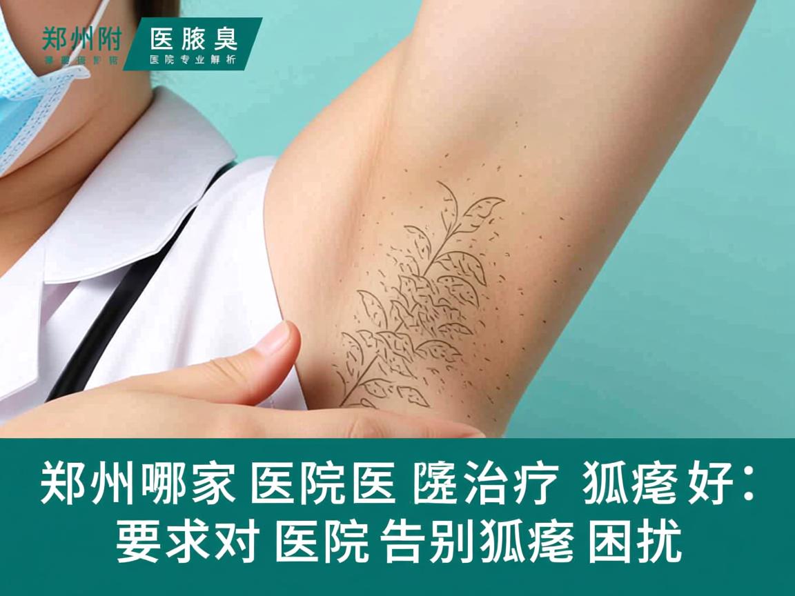 郑州附医腋臭医院专业解析，郑州哪家医院治疗狐臭好，选对医院告别狐臭困扰