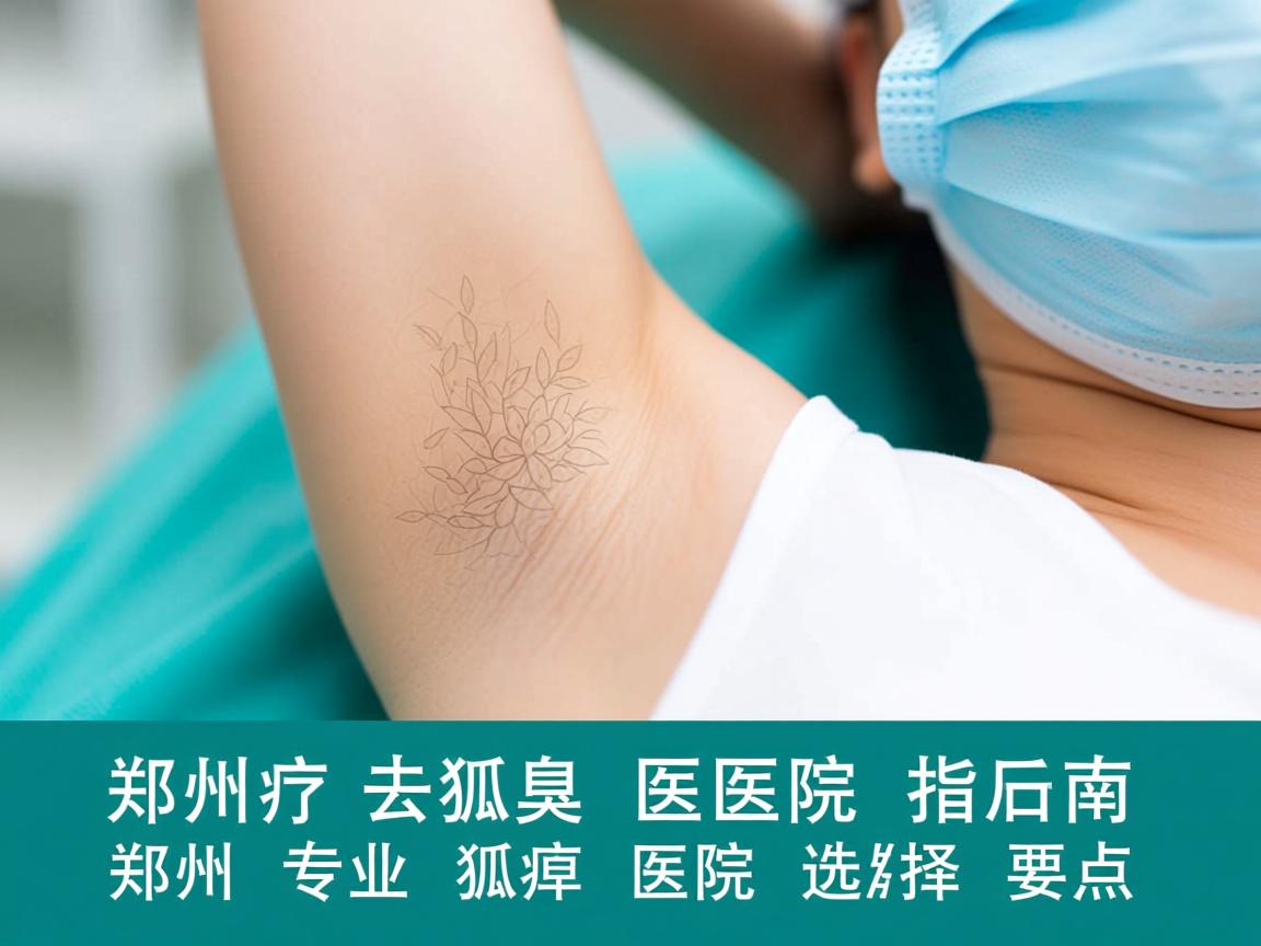 郑州去狐臭医院指南，郑州专业狐臭医院的选择要点