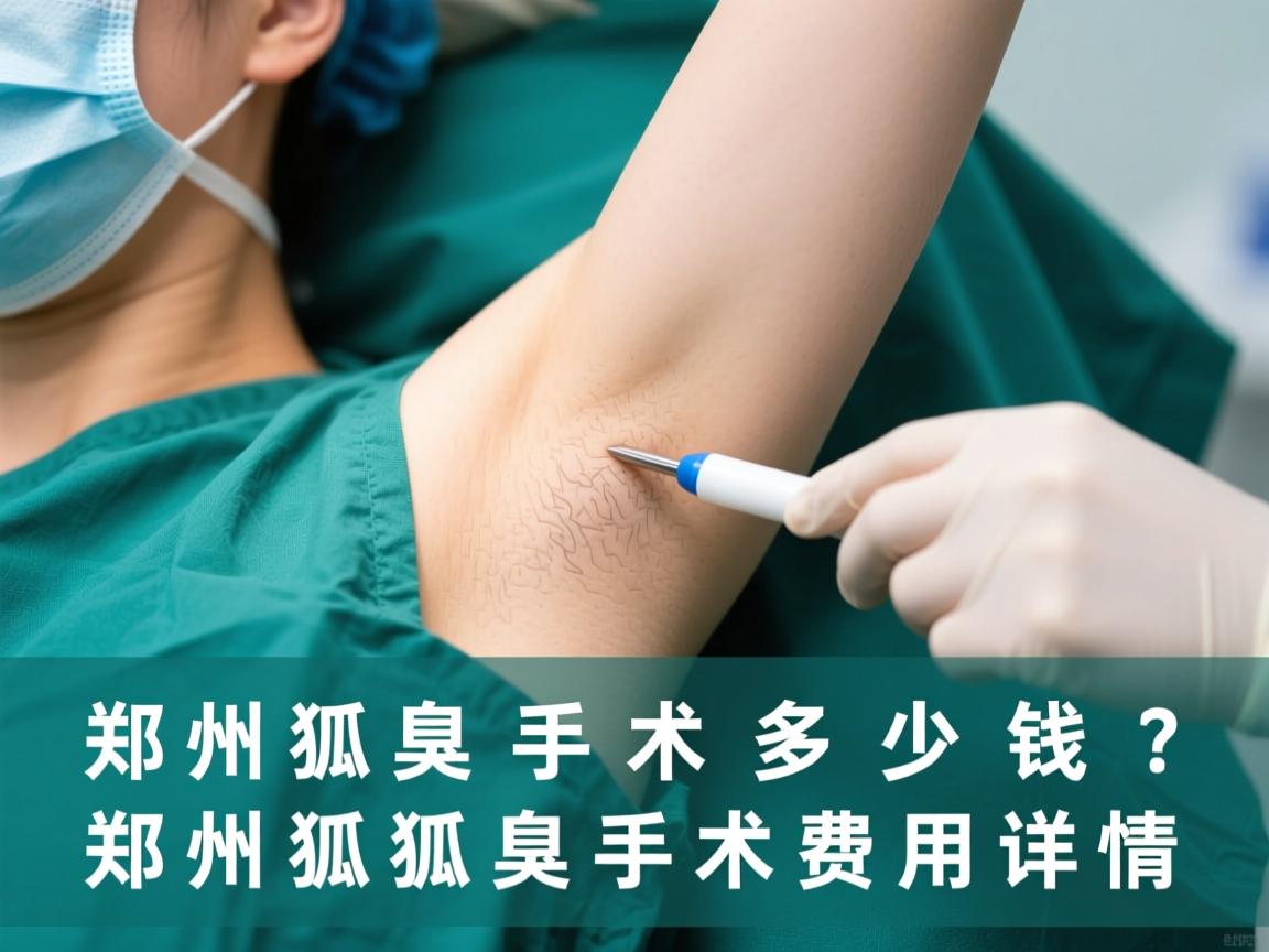 郑州狐臭手术多少钱？深度解析郑州狐臭手术费用详情