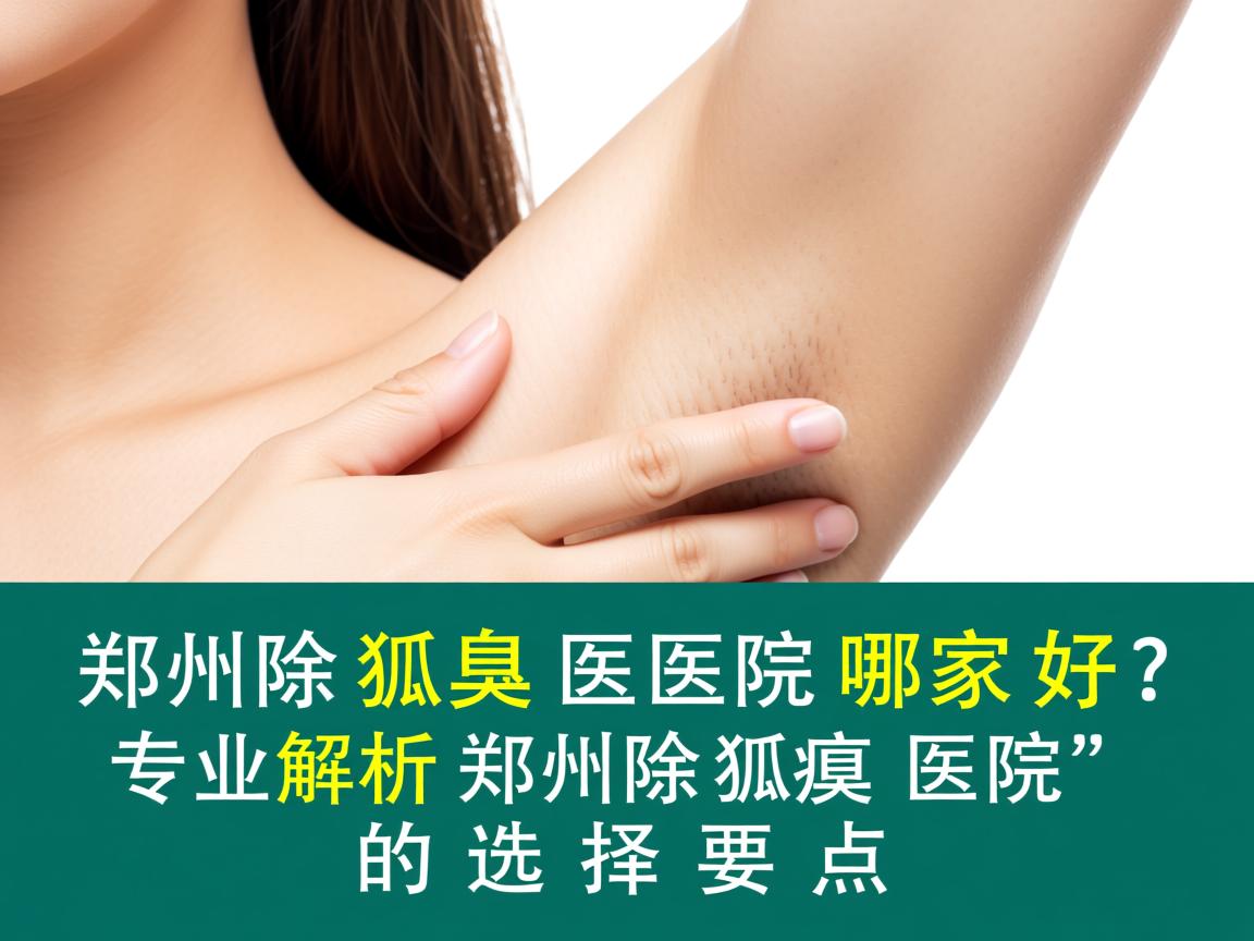 郑州除狐臭医院哪家好？专业解析郑州除狐臭医院的选择要点