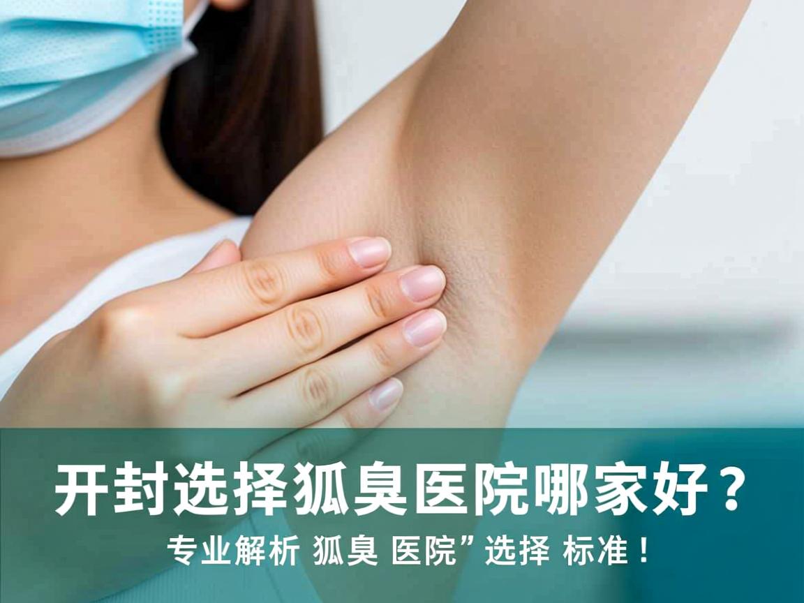 开封选择狐臭医院哪家好？专业解析狐臭医院的选择标准