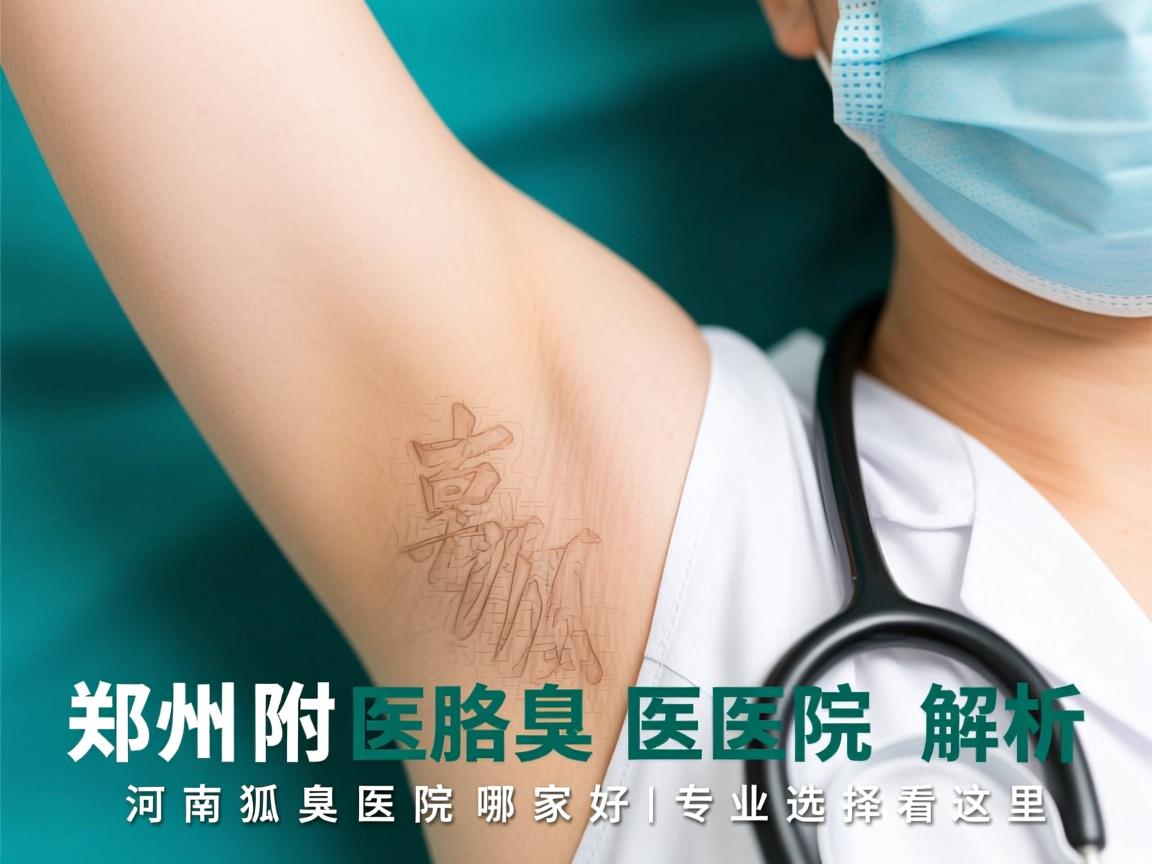 郑州附医腋臭医院解析，河南狐臭医院哪家好，专业选择看这里
