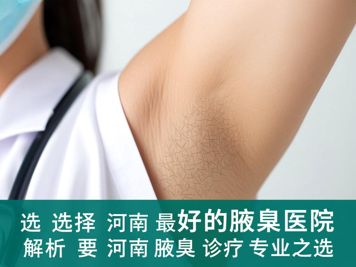 选择河南最好的腋臭医院，解析河南腋臭诊疗的专业之选