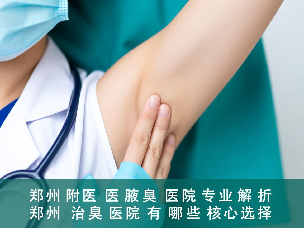 郑州附医腋臭医院专业解析，郑州治腋臭医院有哪些核心选择
