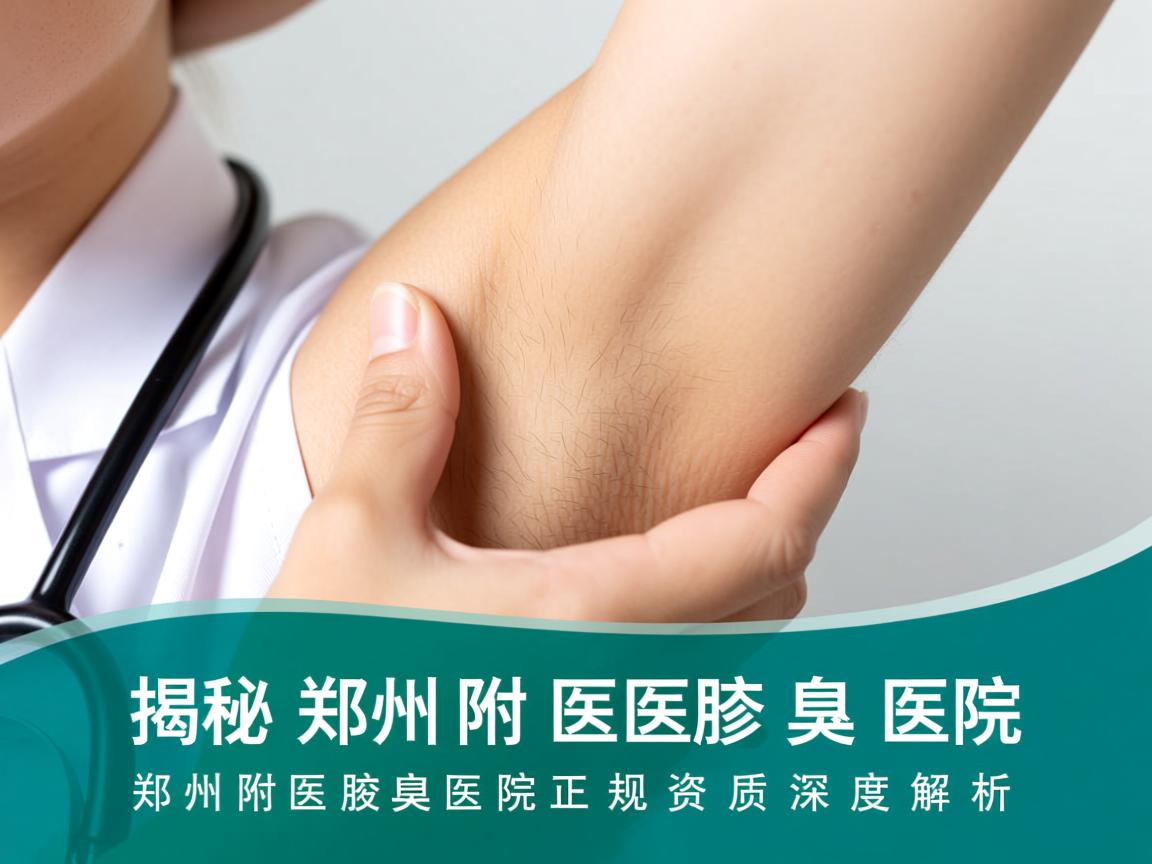 揭秘郑州附医腋臭医院，郑州附医腋臭医院正规资质深度解析