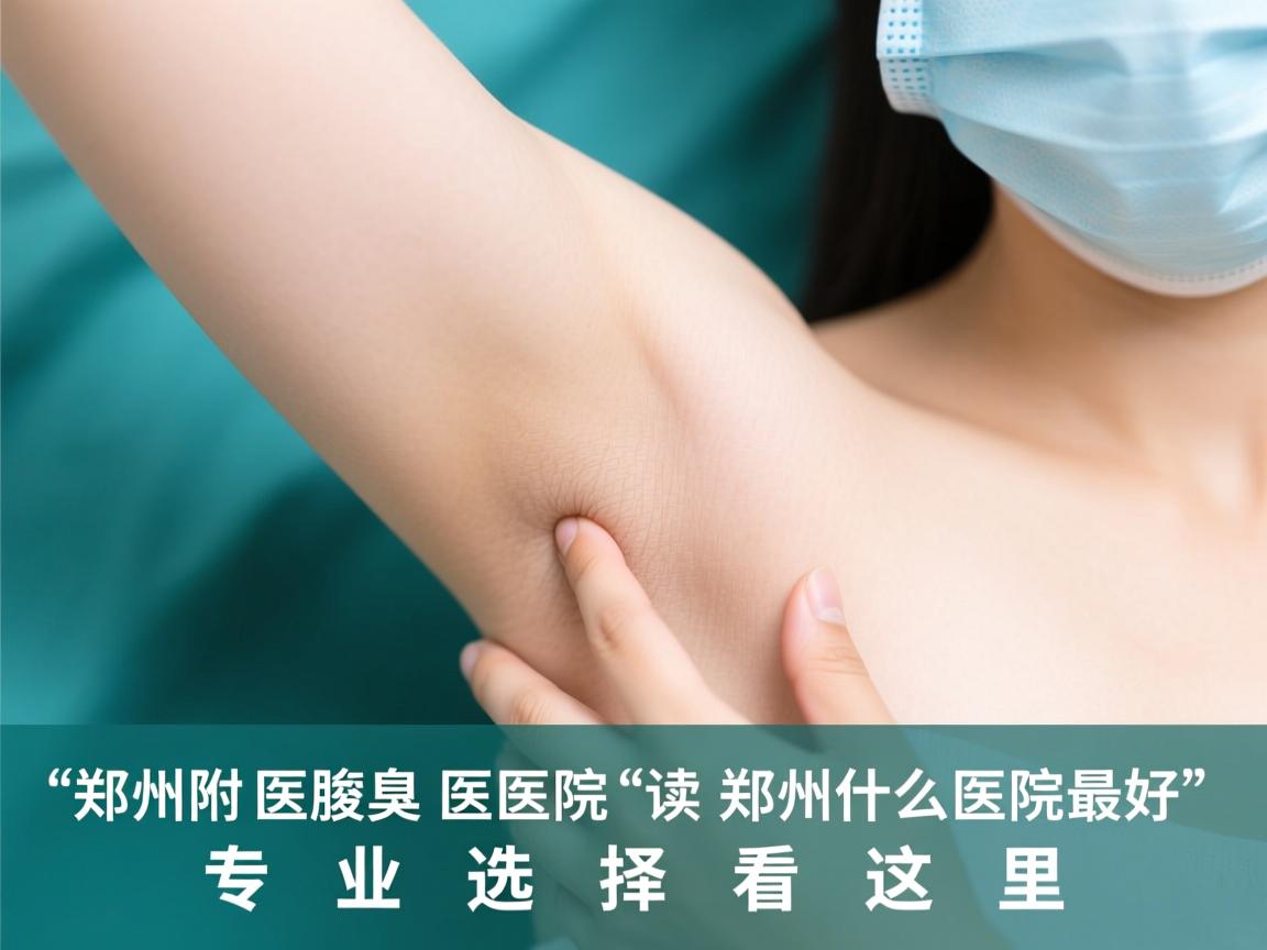 郑州附医腋臭医院解读，郑州什么医院最好，专业选择看这里