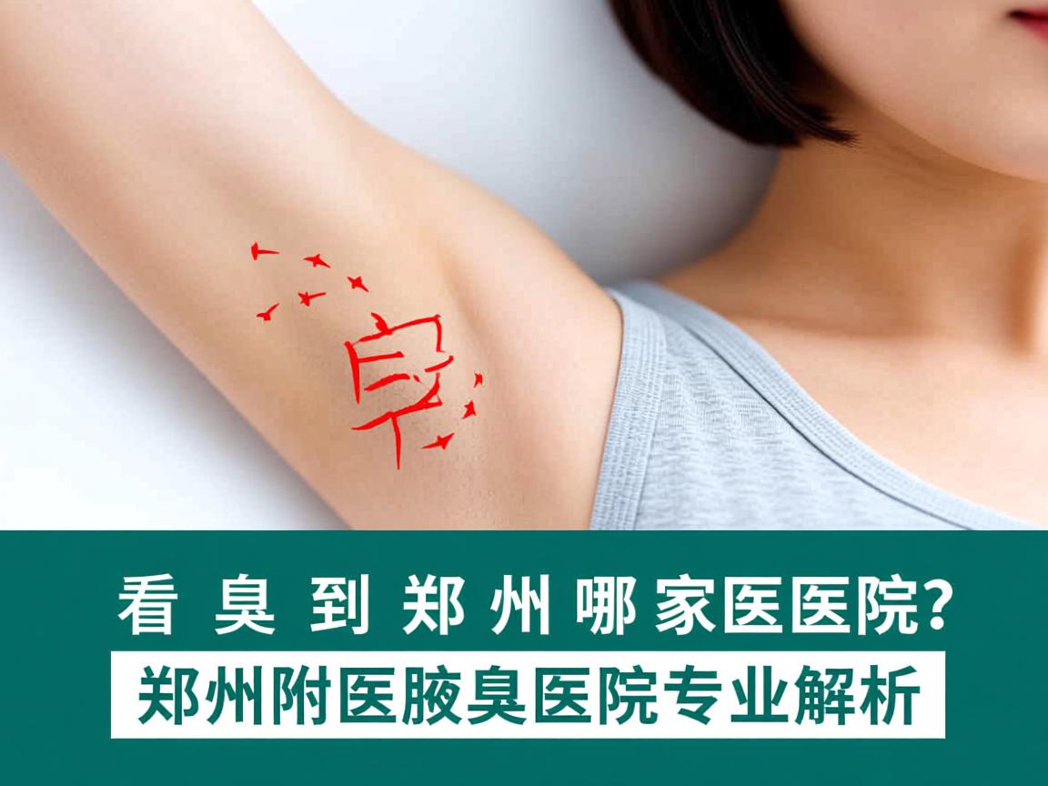 看腋臭到郑州哪家医院？郑州附医腋臭医院专业解析