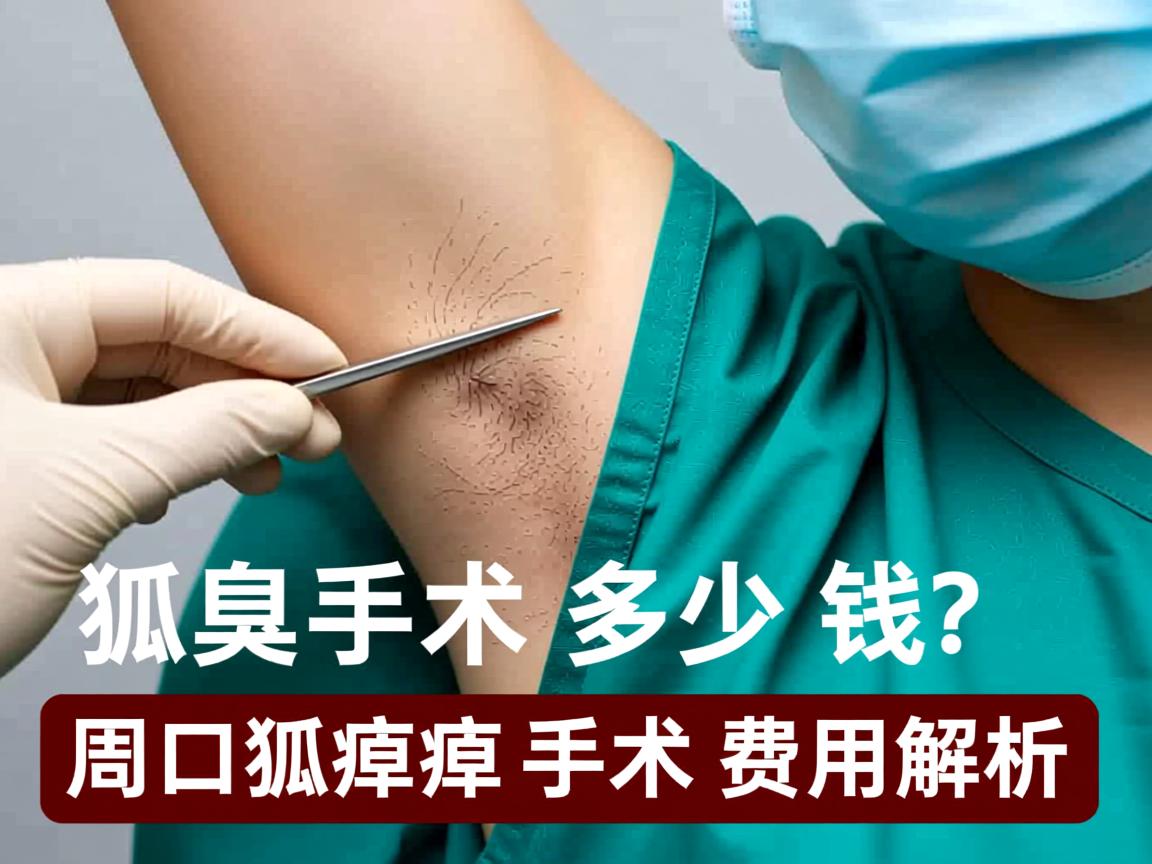 狐臭手术多少钱？周口狐臭手术费用解析