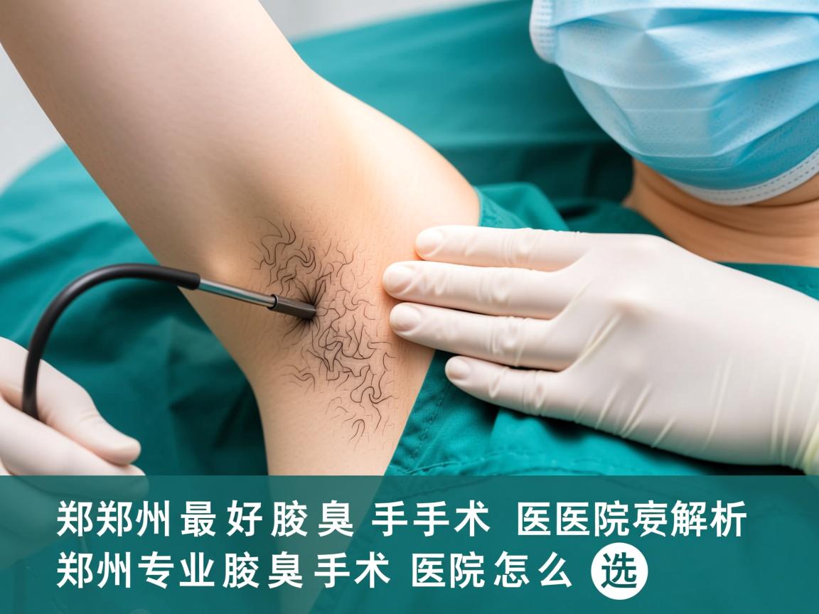 郑州最好腋臭手术医院解析，郑州专业腋臭手术医院怎么选