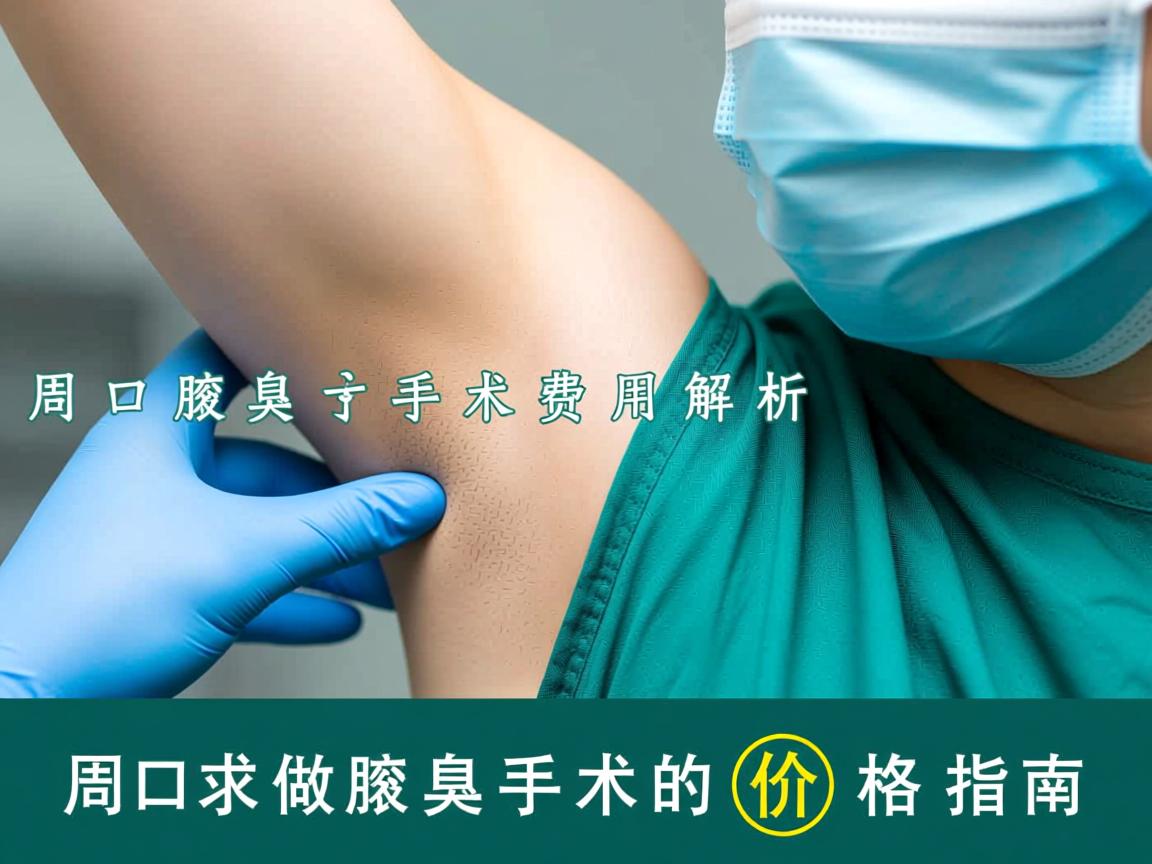 周口腋臭手术费用解析，周口做腋臭手术的价格指南