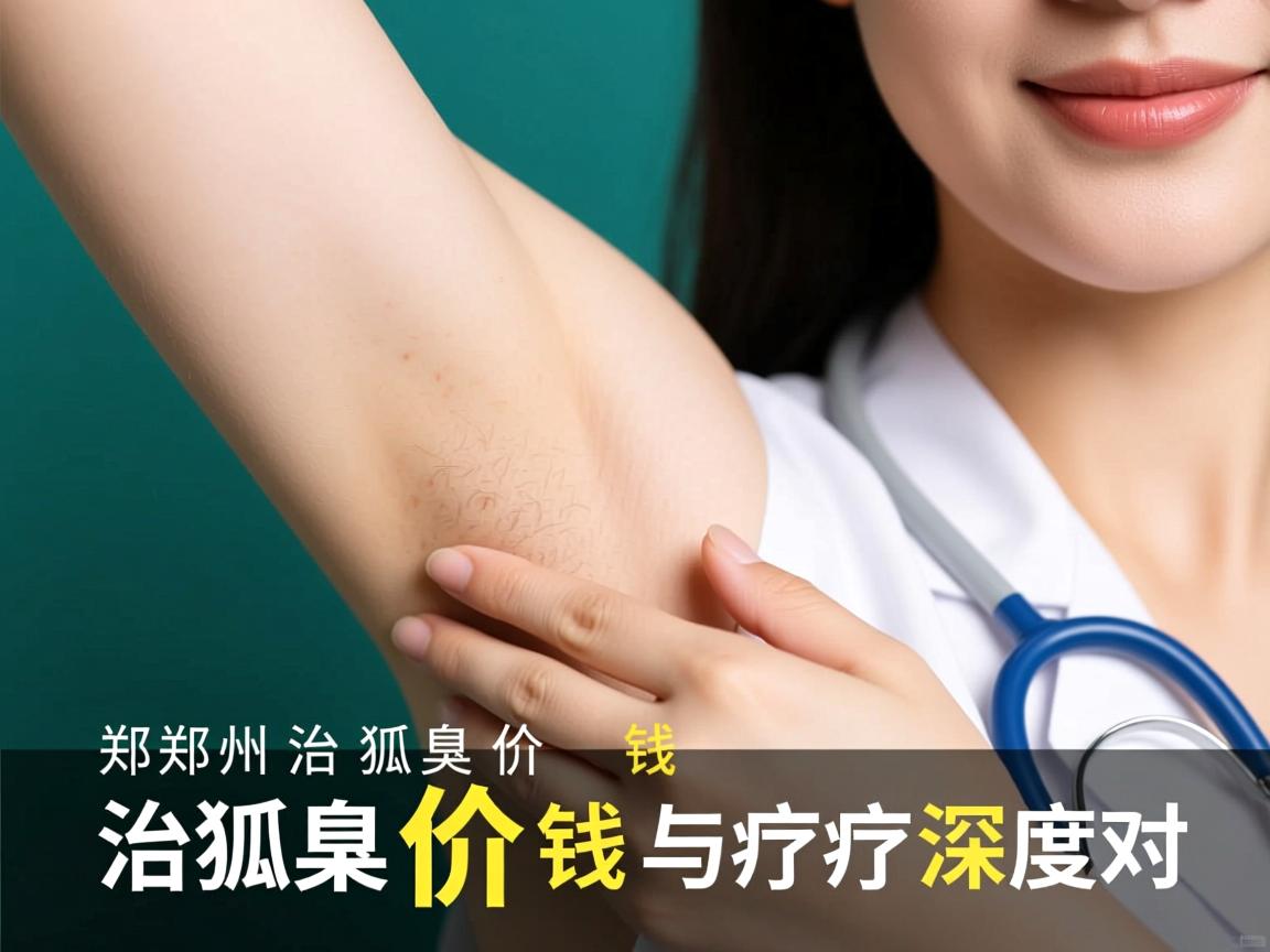 郑州治狐臭价钱解析，治狐臭价钱与疗效深度对比