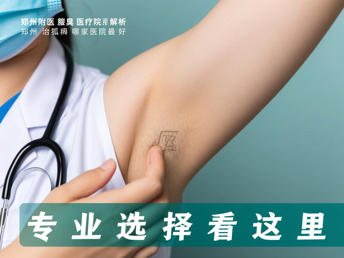 郑州附医腋臭医院解析，郑州治狐臭哪家医院最好，专业选择看这里