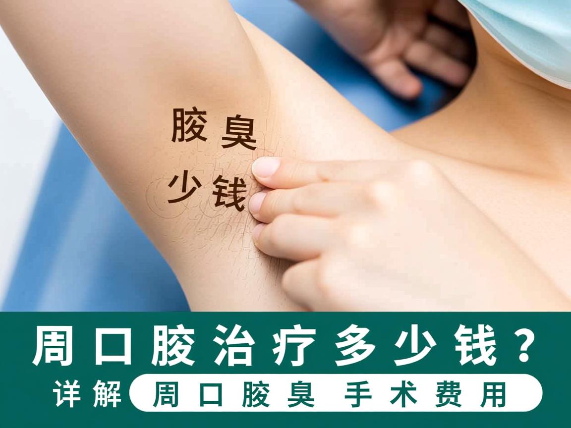 周口腋臭治疗多少钱？详解周口腋臭手术费用