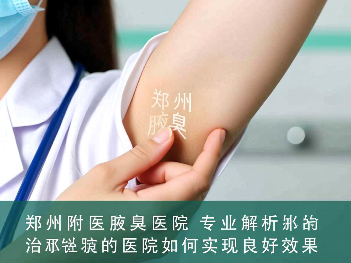 郑州附医腋臭医院专业解析，郑州治疗腋臭的医院如何实现良好效果