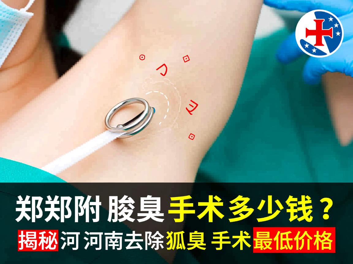 郑州附医腋臭手术多少钱？揭秘河南去除狐臭手术最低价格