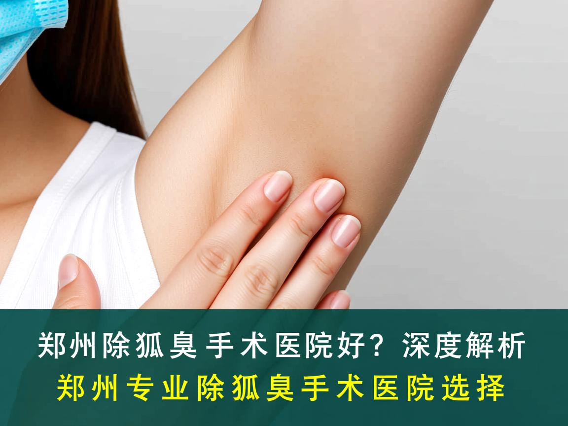 郑州除狐臭手术哪家医院好？深度解析郑州专业除狐臭手术医院选择