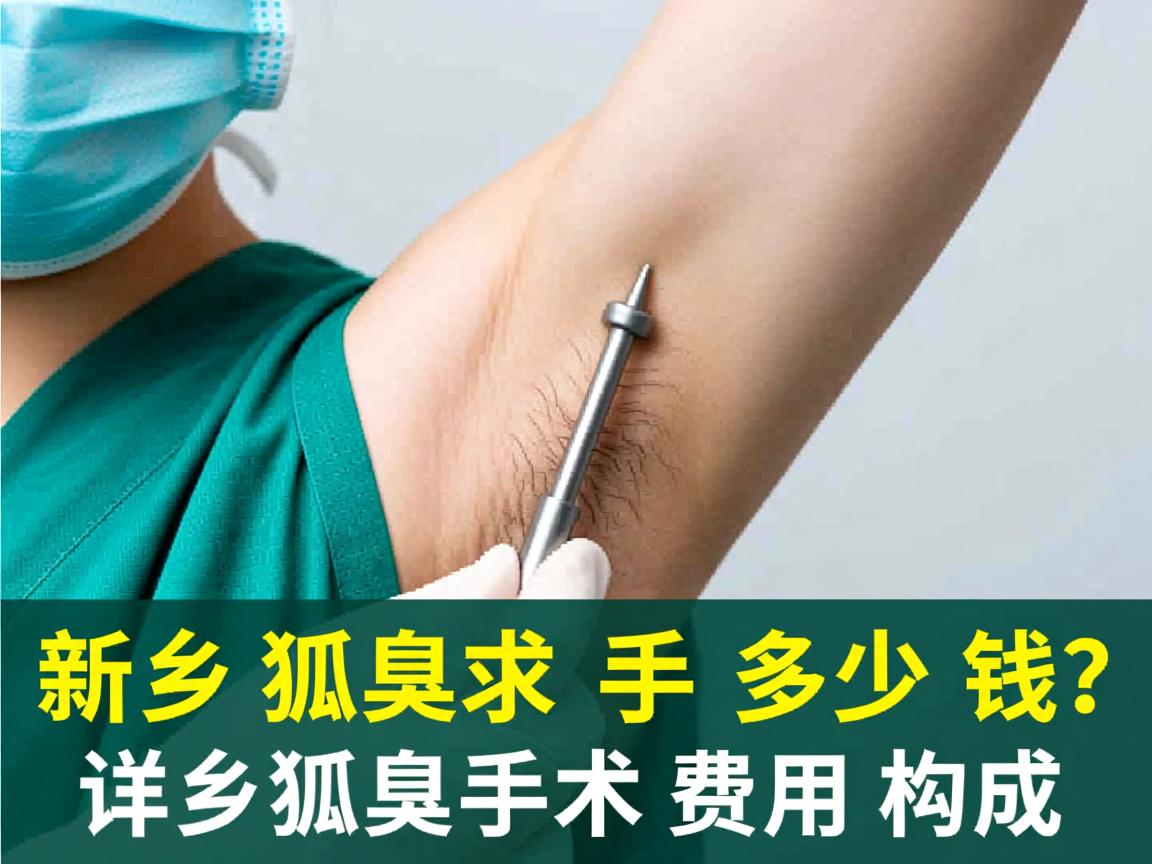 新乡狐臭手术多少钱？详解新乡狐臭手术费用构成