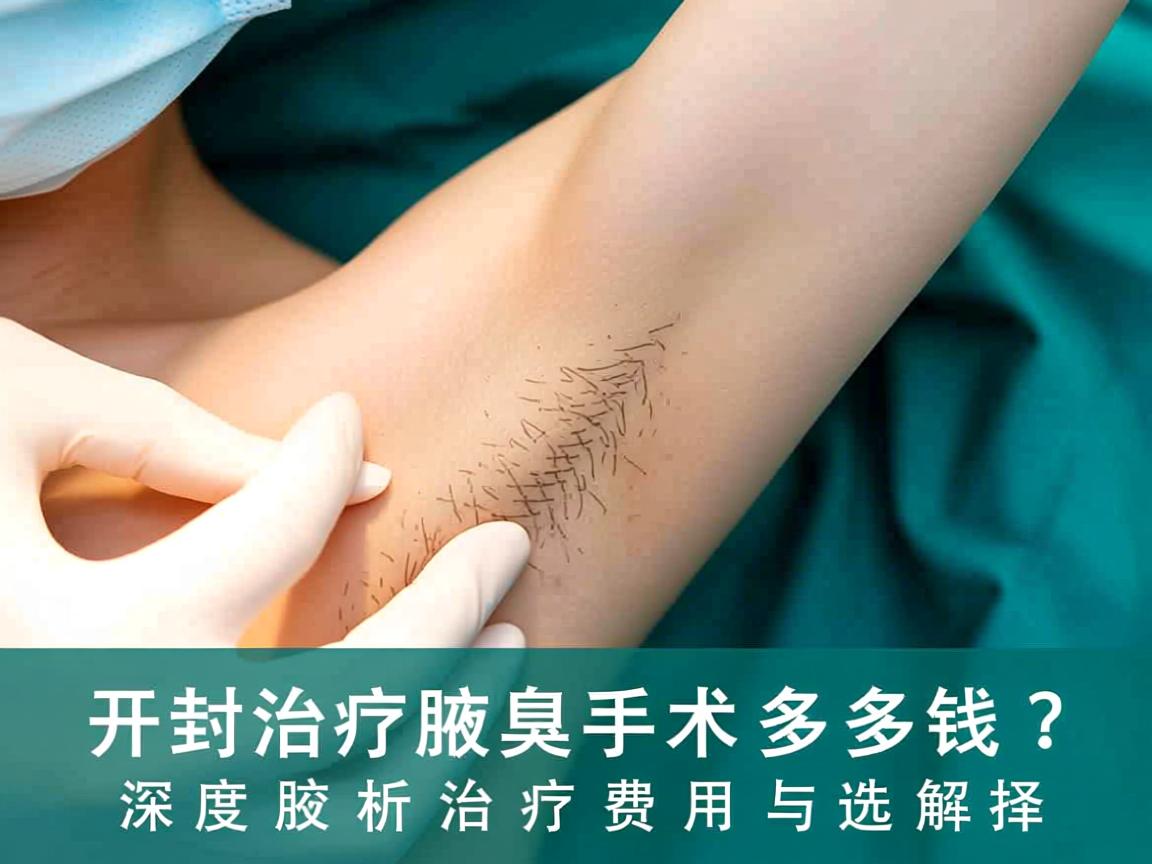 开封治疗腋臭手术多少钱？深度解析腋臭治疗费用与选择
