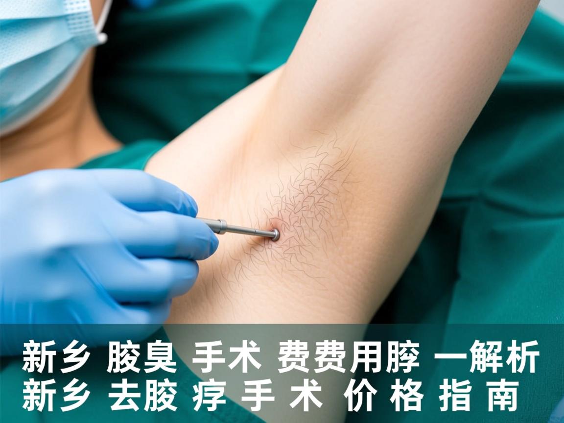 新乡腋臭手术费用解析，新乡去腋臭手术价格指南