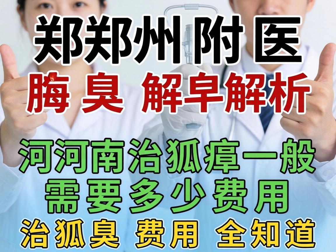 郑州附医腋臭解析，河南治狐臭一般需要多少费用，治狐臭费用全知道
