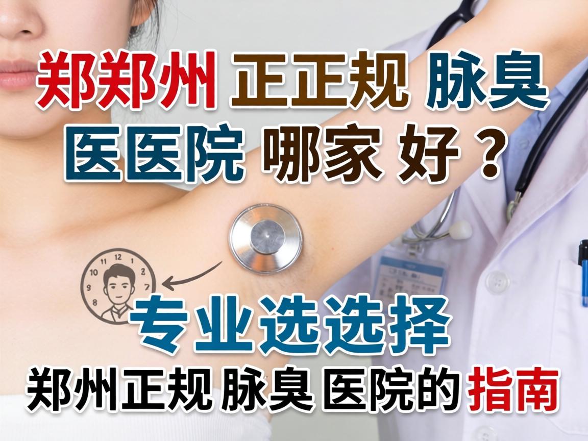 郑州正规腋臭医院哪家好?专业选择郑州正规腋臭医院的指南 郑州正规腋臭医院哪家好?专业选择郑州正规腋臭医院的指南