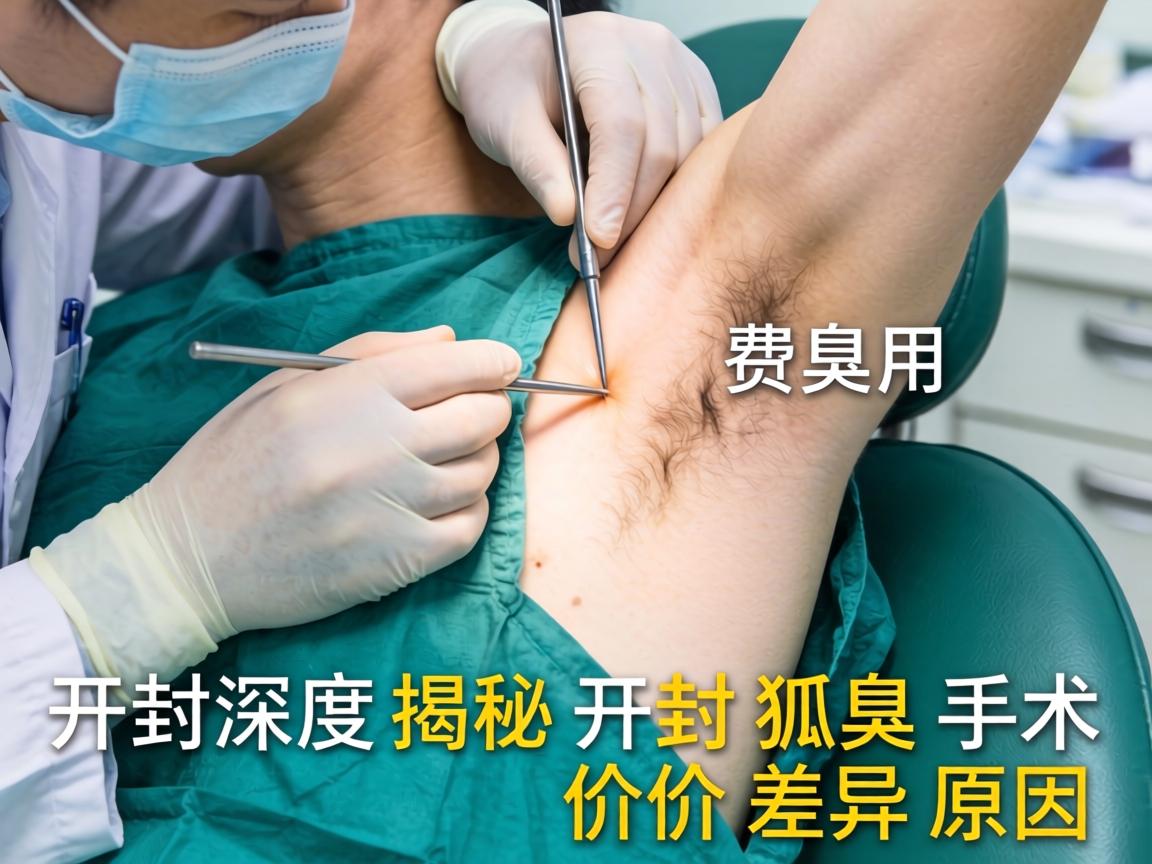 解析开封狐臭手术费用，深度揭秘开封狐臭手术价格差异原因