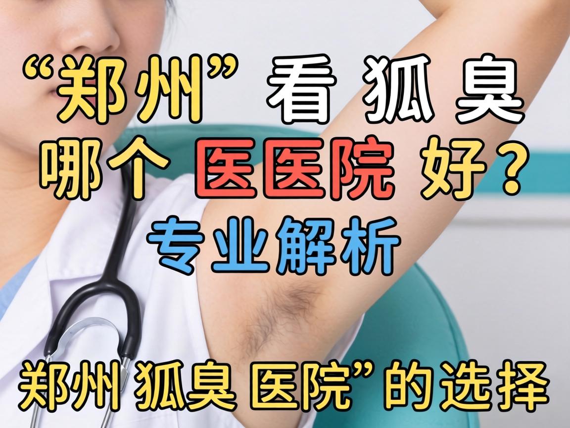 郑州看狐臭哪个医院好？专业解析郑州狐臭医院的选择