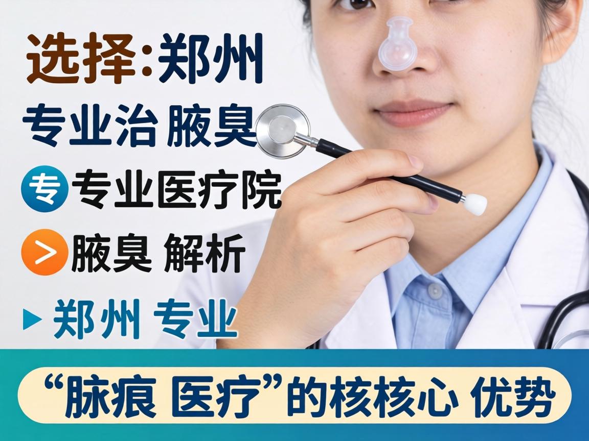 选择郑州治腋臭专业医院，解析郑州专业腋臭医疗的核心优势