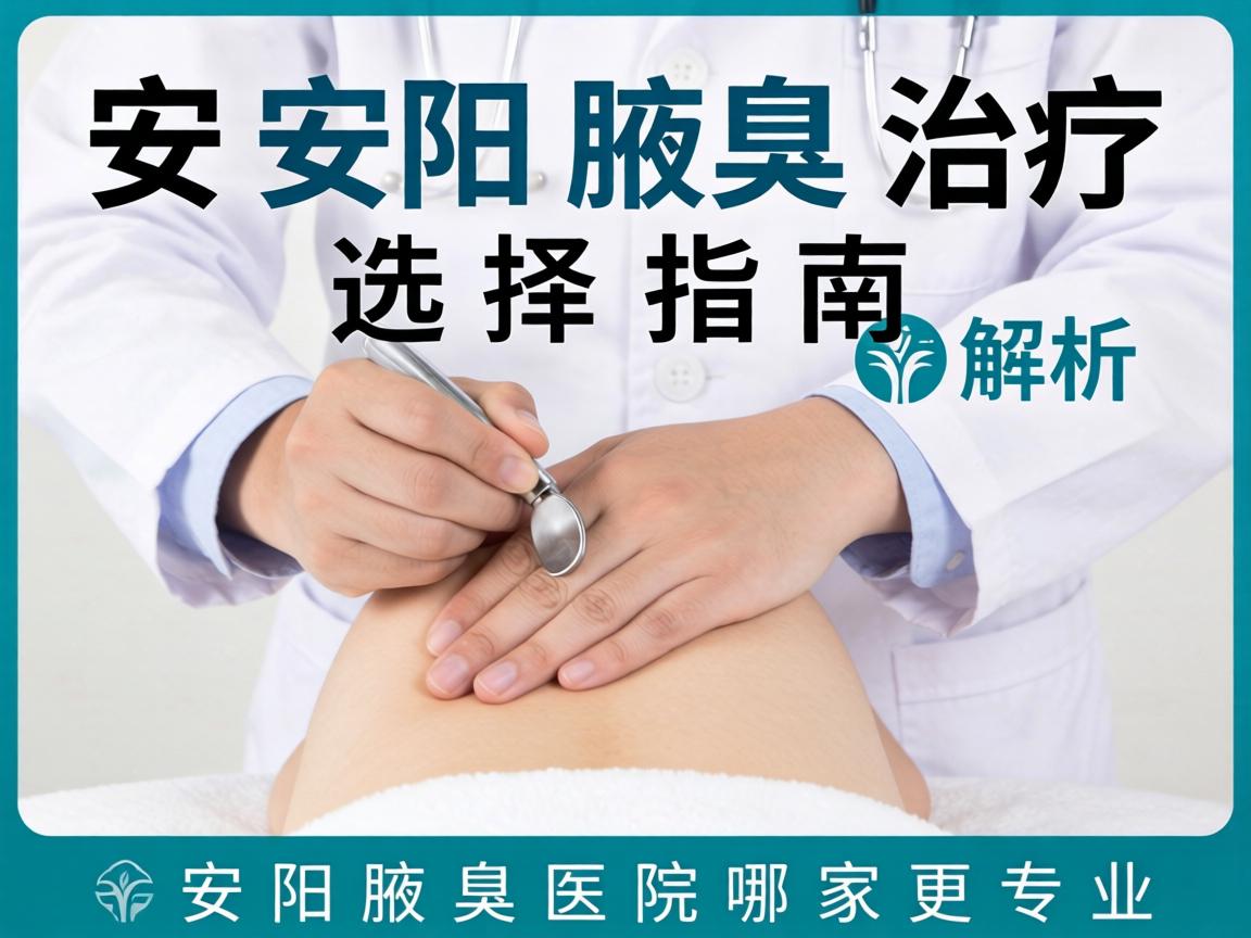 安阳腋臭治疗选择指南，解析安阳腋臭医院哪家更专业