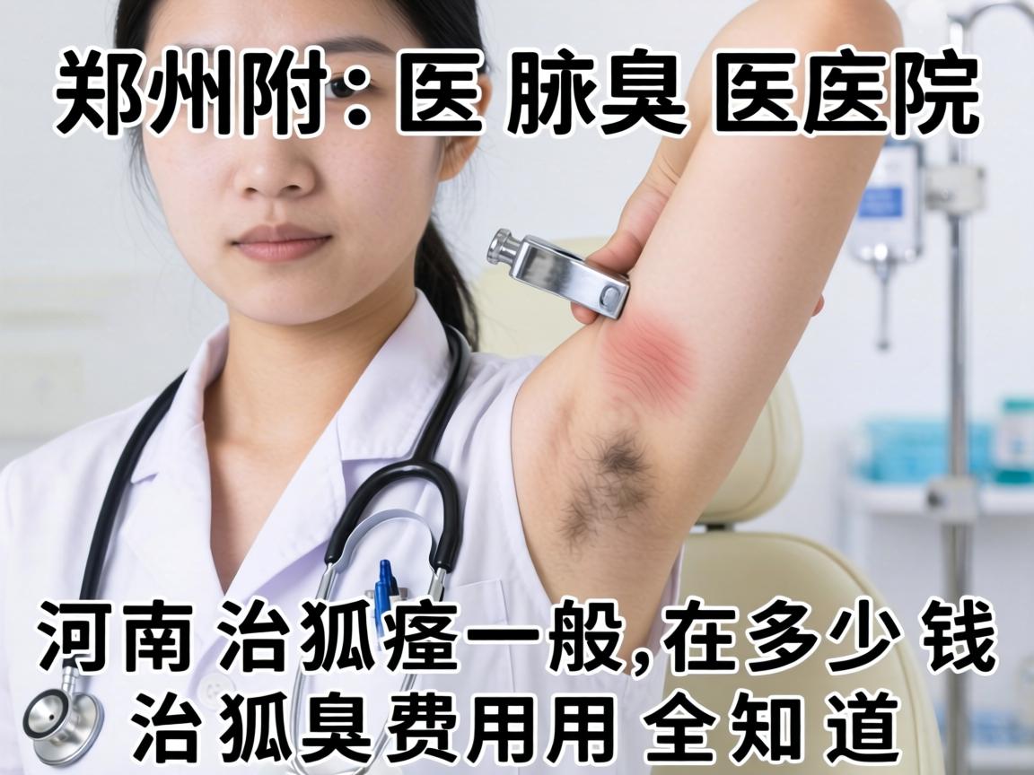 郑州附医腋臭医院解析，河南治狐臭一般在多少钱，治狐臭费用全知道