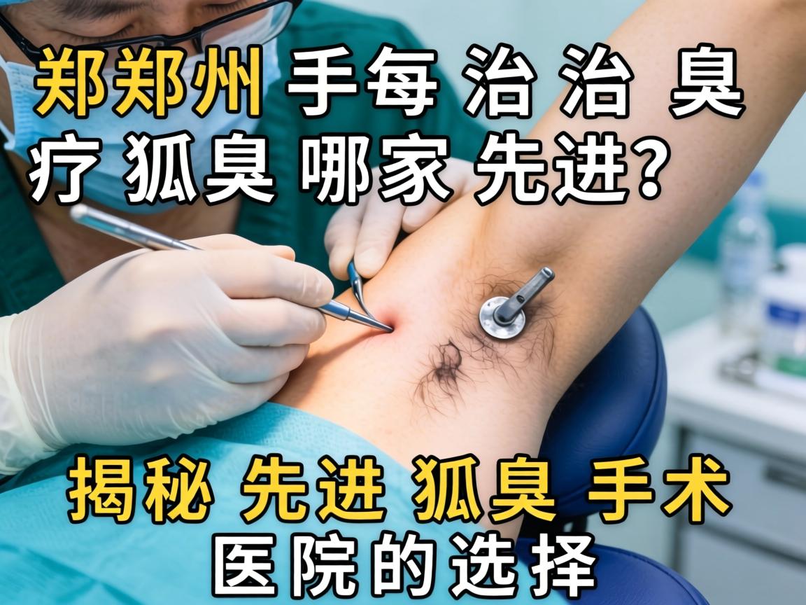 郑州手术治疗狐臭哪家先进？揭秘先进狐臭手术医院的选择