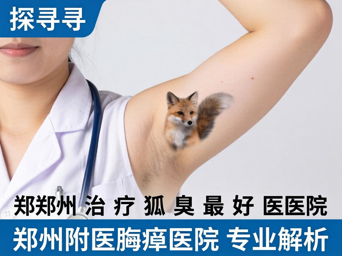 探寻郑州治疗狐臭最好医院，郑州附医腋臭医院专业解析