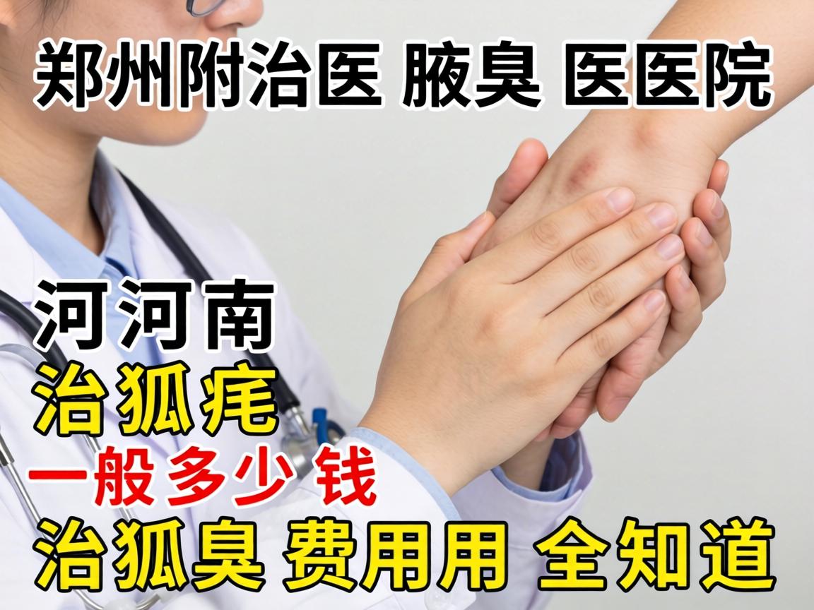 郑州附医腋臭医院解析，河南治狐臭一般多少钱，治狐臭费用全知道