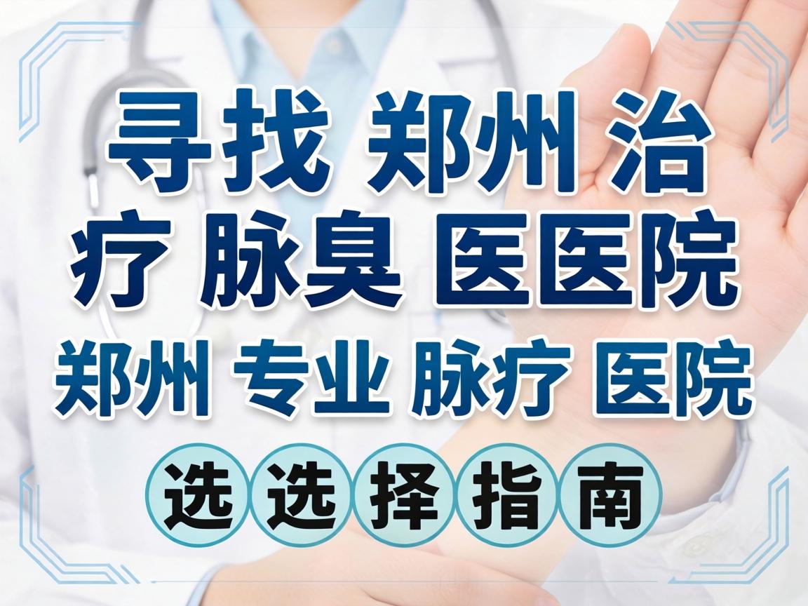 寻找郑州治疗腋臭医院，郑州专业腋臭医院选择指南
