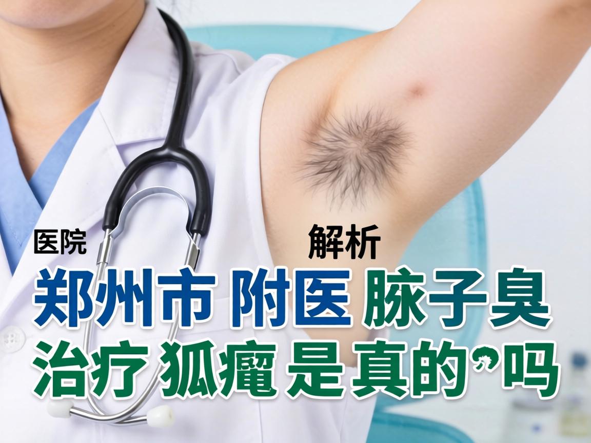 郑州附医腋臭医院解析，郑州附医治疗狐臭是真的吗？