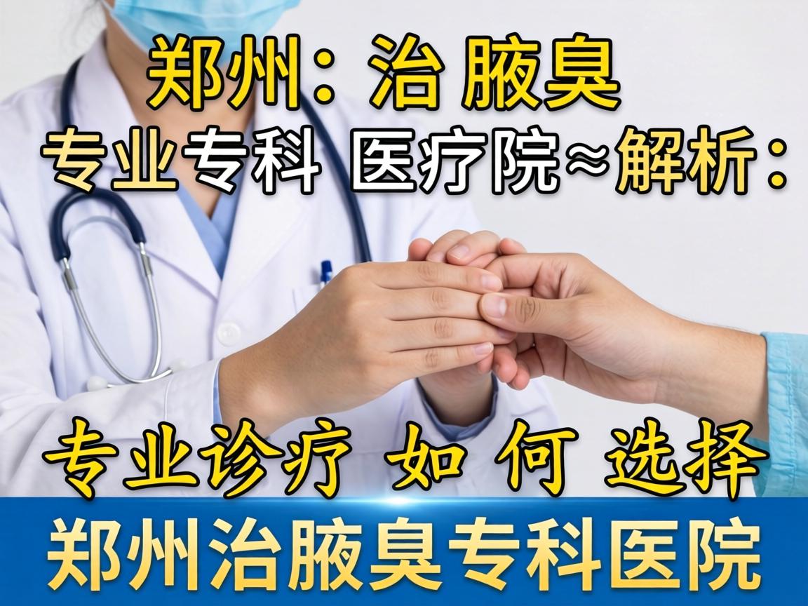 郑州治腋臭专科医院解析，专业诊疗如何选择郑州治腋臭专科医院