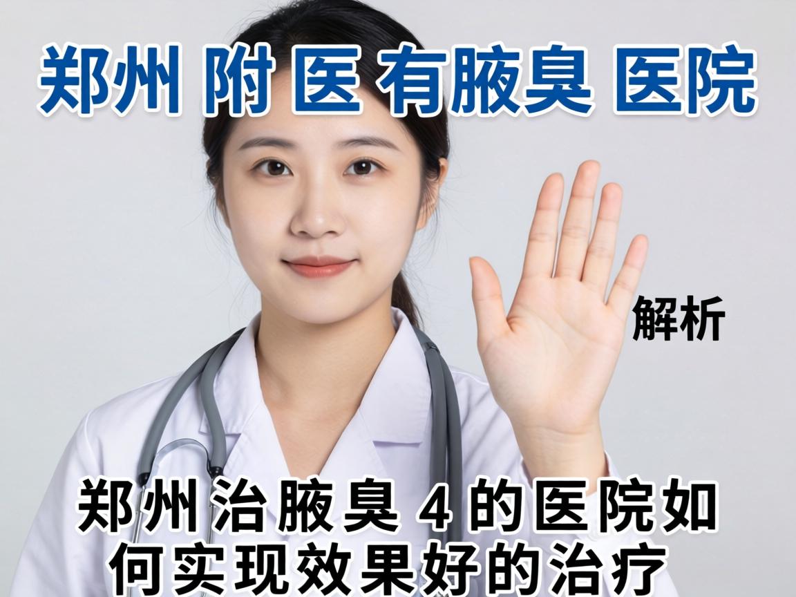 郑州附医腋臭医院解析，郑州治腋臭的医院如何实现效果好的治疗